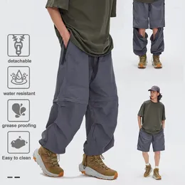 Men's Pants Firmranch Outdoor Waterproof Detachable Casual For Men Women Two Way To Wear Camping Hiking Trouser Spring Summer