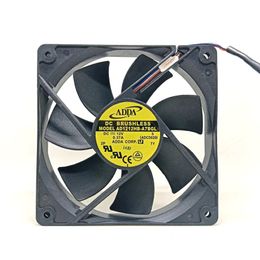 For ADDA 120 120 25 AD1212HB-A7BGL DC12V 0 37A 4Pin temperature control cooling fan 283M