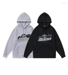 Men's Hoodies London Fleece Thick Hoodie Men Woman Blue Tiger Towel Embroidery Shooters Pullovers High Quality Hooded Sweatshirts2684518