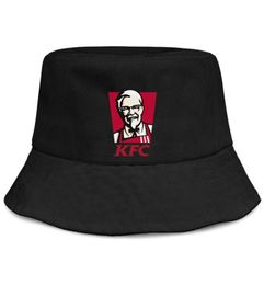 Fashion KFC Unisex Foldable Bucket Hat Cool Team Fisherman Beach Visor Sells Bowler Cap Logo Kfc Font Kentucky Fried Chicken lem1624924