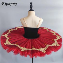 Stage Wear Children's Professional Ballet Dance Dress Performance Costume Girl Little Swan Tulle Tutu Skirt