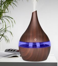 300ml USB Electric Aroma Air Diffuser Wood Ultrasonic Air Humidifier Cool Mist Maker For Home2499205