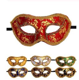 Halloween Mask Venetian Masquerade Halloween Masks Scary Mascara Halloween Female Wedding Party Mask Kamen party Drop1249513