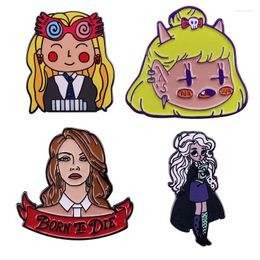 Brooches Cute Magic Girl Cartoon Pin Anime Movies Figure Metal Enamel Brooch Denim Jacket Backpack Badge Decoration Children Fashion Gift