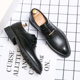 High Quality Oxford Fashion Grace Men Leather Man Formal Dress Original Office Party Footwear Designer Shoes