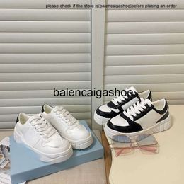 pradshoes Designer Shoes Prades Casual Design Brand Small White New Style and Winter New Style Sponge Cake Big Sole