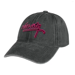 Berets Vice City 10th Anniversary Cowboy Hat Military Cap Man Bobble Men Women's