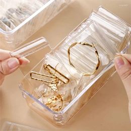 Storage Bags 10/20/40PCS Transparent PVC Jewellery Pouches Anti-Oxidation Earring Necklace Bracelet Holder