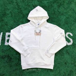 Top Treats kith Holiday Hoodies Heavy Hoody Men Woman Quality Box kith hoodie Pullover Hoodie Sweatshirts Hoodie Clothes Hoodies 6822