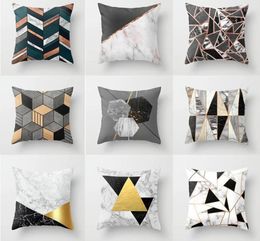 CushionDecorative Pillow Pattern Modern Simplicity Geometry Printing Cover Sofa Cushion Case Bed Home Decor Car7874221