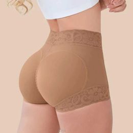 Waist Tummy Shaper Womens hip lifting boots abdominal control shapewear underwear strapless and hip padding Q240430