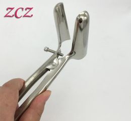 100 Real Po Stainless Steel Anal Speculum Mirror Anal Dilator Anal SexExpand Anal Vagina Enema Sex Products SX5157052565