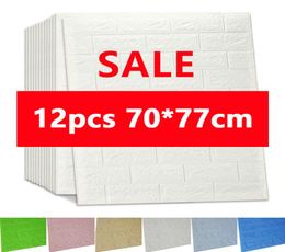 3D Wall Stickers Imitation Brick Bedroom Decor Waterproof Selfadhesive Wallpaper For Living Room Kitchen 7770cm3014501