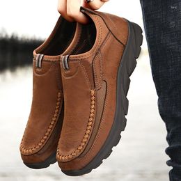 Casual Shoes Men Breathable Loafers Sneakers 2024 Fashion Comfortable Flat Handmade Retro Leisure