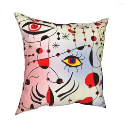 Pillow Joan Miro Pattern Prints Pillowcover Home Decorative Abstract Simple Cover Throw For Car Double-sided Printing