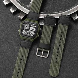 Wristwatches Mens SYNOKE brand shock-absorbing and waterproof digital mens nylon belt electronic sports shoes H240504