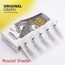 One Box Of 20PCS Premium Tattoo Needle Cartridges - Round Shader 3/5/7/9/11/14RS 240424