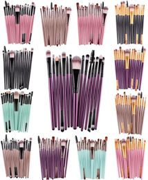 MAANGE Pro 15PcsSet Makeup Brushes Kit Eyeshadow Brow Eyeliner Eye Lashes Lip Foundation Power Cosmetic Make Up Brush Beauty Blen6919132