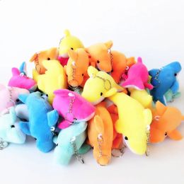 1050pcs dolphin Stuffed Plush Toy 10CM Mini dolphin Doll Toy Keychain Bag Pendant Christmas Wedding Decoration Party Gifts 240424