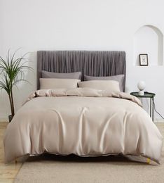 Luxury Top Grade 100 Silk Bedding Set Beauty Super Soft Pillowcase Queen King Duvet Cover Flat Sheet Or Fitted2177015