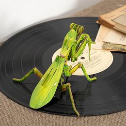 Decorative Figurines DIY 3D Puzzle Decorations Insect Puzzles Toys Set Assembly Games Toy For Kids Adults Collectible Simulated Mantis