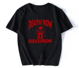 DEATH ROW RECORDS T Shirt Men High Quality Aesthetic Cool Vintage Hip Hop Tshirt Harajuku Streetwear Camisetas Hombre 2107075305118