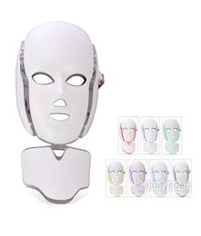 Korean LED Podynamic Facial Mask PDT LED Face And Neck Mask With Microcurrent Skin Rejuvenation LED Podynamic Masks 7 Colors7155859