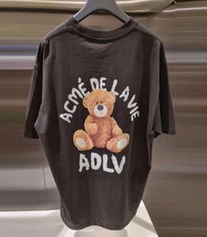 Men's and women's short-sleeved T-shirt summer acme la de vie ADLV female naut doughnut loose round neck tees4739073