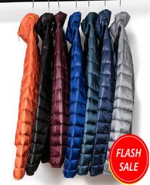 2020 New Winter Fashion Brand Ultralight Duck Down Jacket Mens Packable Streetwear Feather Coat Waterproof Warm Men Clothes C10019485002