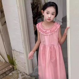 Girl Dresses Wholesale Of Girls Dress 2024 Summer Korean Western Style Casual Short Sleeved