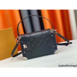 Lvse Trunk Lvity Side Bag Genuine Luxury Designer Shoulder Leather 7a Womens Mens Purses Wallets Tote Clutch Handbag Crossbody Travel S-lock Bags