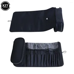 Cosmetic Bags Professional Beauty Makeup Kit Multifunctional Folding Rolling Makeups Brush Bag Waterproof Nylon Case