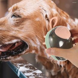 Dog Apparel Massage Comb Silicone Bath Brush Cleansing Shampoo Cat Grooming Combs Pet Shower Supplies