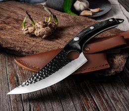 Handmade Stainless Steel Kitchen Knife Boning Knives Fishing Meat Cleaver Outdoor Cooking Cutter Tool Butcher Knifes1407634
