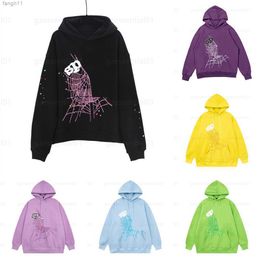 Designer Men Hoodie Spider Hoodies Roupas femininas Moda de moda com capuz com capuz e calça de moletom de rua