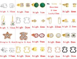 fahmi 2022 new style 925 sterling silver bear fashion classic exquisite ladies earrings pierced jewelry factory direct s9447863