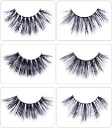 12 Styles 3D Mink Eyelashes Custom Private Label Natural Long 25mm Fluffy Mink Lashes Handmade90014502349045