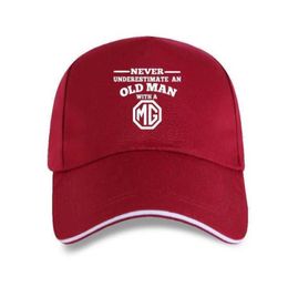 Ball Caps New Mg Never Underestimate An Old Man Mens Baseball cap T2209234647308