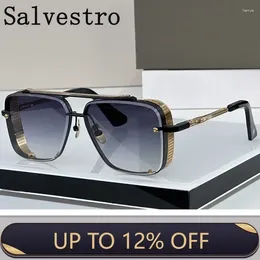 Sunglasses Women Men SIX LIMITED EDITION Anti-Ultraviolet Retro Plate Rectangle Frosted Frame Special Design Glasses Random Box