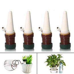 Decorations 14Pcs Ceramic Self Watering Spikes Automatic Plant Drip Irrigation Water Stake For Garden Vegetable Garden Drip Watering System