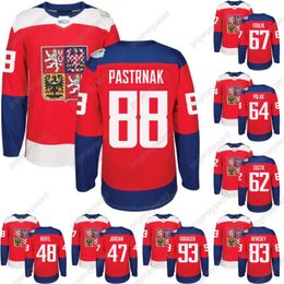 2016 World Cup of Hockey Czech Republic Team Jersey WCH 46 David Krejci 48 Tomas Hertl 67 Frolik 93 Voracek 17 Sobotka 6 Kempny 88 Pastrnak 261y