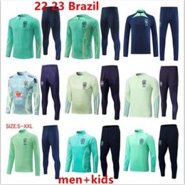 2022 world brazil tracksuit soccer jersey G JESUS COUTINHO brasil Camiseta de futbol RICHARLISON Brazil football shirt maillot kids kit training suit 256Q