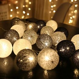Decorative Figurines 20 Lights Candy Colour Flashing Always Bright Small Ball Live Inns Po Wind Decoration Pendant Bedroom Wedding