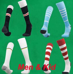 21 22 United Soccer Socks 2021 2022 Arsen Knee High Cotton Stocking Men Kids Thicken Towel Bottom Football Long Sock6680823