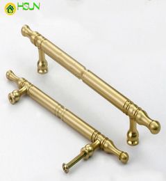 2pcs Antique gold Door Handles and Knobs brass Drawer s Vintage Kitchen Cabinet Handles and Furniture Handles Hardware9486400