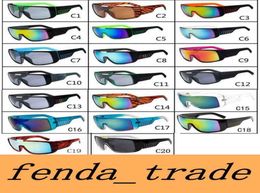 MOQ=10pcs Men sunglasses Brand Designer de Sol Big Frame Face Domo Men Sports Coating Eyewear Gafas De Sol Masculino B20306360810