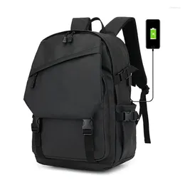 Backpack Chikage Fashion Men's Commuter Large Capacity Trend Schoolbag Waterproof Leisure Business Computer Bag