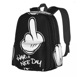 Backpack Funny Printing Cartoon Fashion College Backpacks Women Men Casual School Bags Designer Large Rucksack