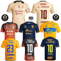 2024 Tigres UANL soccer jerseys 23 24 NICO Quintero home away Gignac AQUINO Brunetta VARONIL ARENA EARTH DAY football shirt