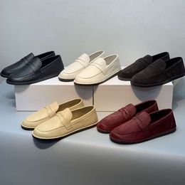 Dongguan made pure original simple round toe flat sole, one foot soft sole loafers, comfortable and versatile on the feet